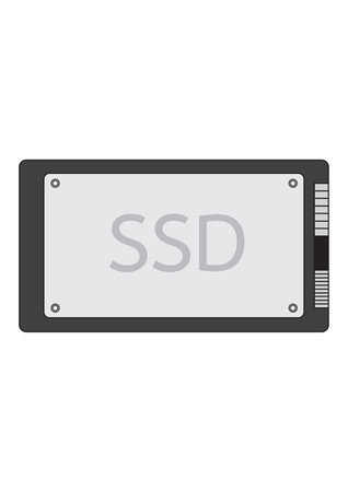 SSD icon vectorのイラスト素材