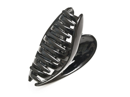 black woman hairclip against the white backgroundの写真素材