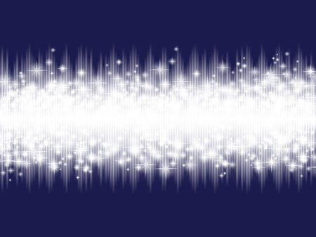 holiday bright banner with stars and shines over dark blueのイラスト素材