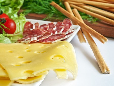 various kinds of appetizers (shallow DOF)の写真素材