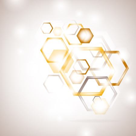 backgroun with geometric shapes and copyspace のイラスト素材