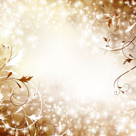 Holiday bright background with swirls and copyspaceのイラスト素材