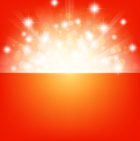 bright background with stars and lightsのイラスト素材