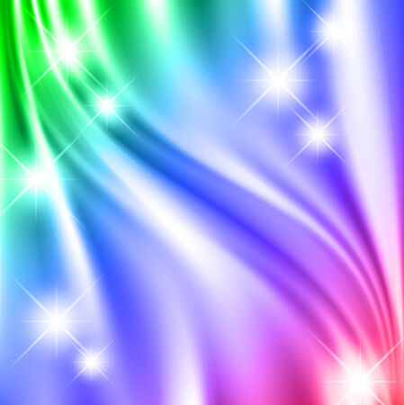 multicolored textile drapery holiday background with stars のイラスト素材
