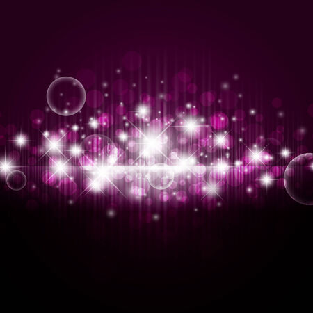 bright night background with stars and lights のイラスト素材