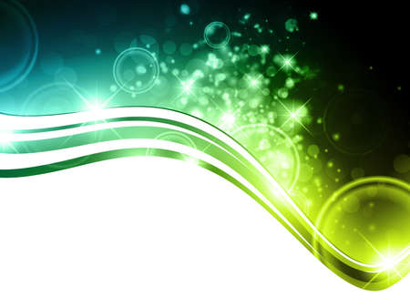 bright abstract wavy frame with copyspace for your textのイラスト素材