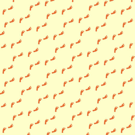 Seamless background of foot printsのイラスト素材