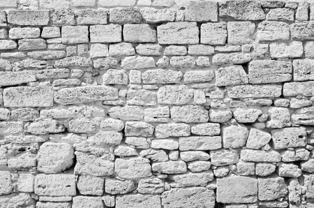 Background Of The White Wall From The Stonesの写真素材
