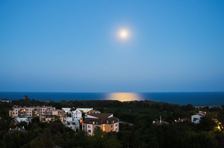 Evening At The St  St  Konstantin And Elena, Varna, Bulgaria の写真素材