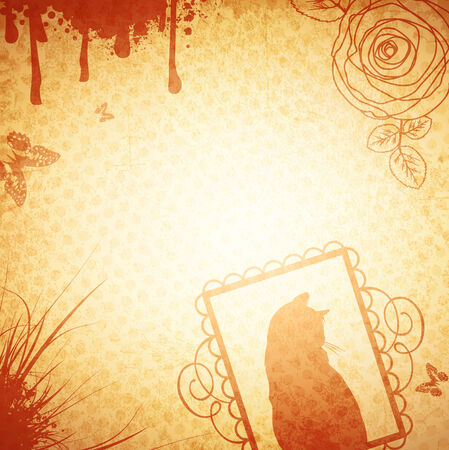 Vintage Abstract Grunge Background, Copyspaceのイラスト素材