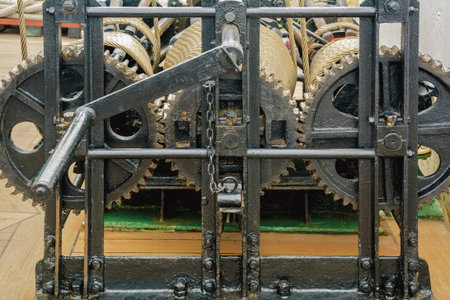 Close-up Image Of Gear Mechanism