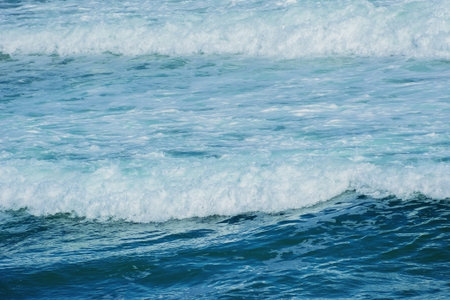 Waves of a Surf on the Black Sea
