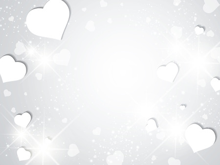 St.Valentine Day Heart  Background, Copyspace のイラスト素材