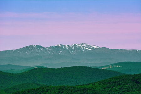 Mountains Behind the Hills in Veliko Tarnavo Region, Bulgaria