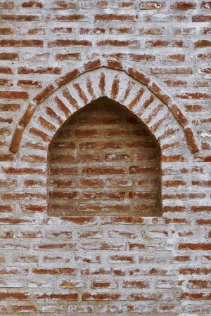 Immured Window in The Brick Wallの写真素材