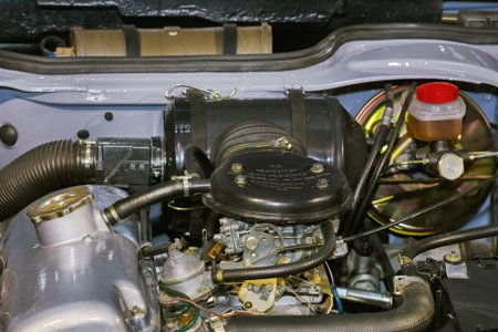 Under the Hood of an Old Car