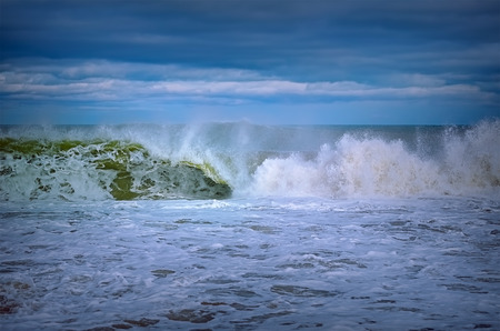 Big Wave During the Storm on the Black Seaの写真素材