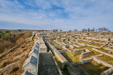 Remains of the Shumen Fortress, Bulgariaの写真素材