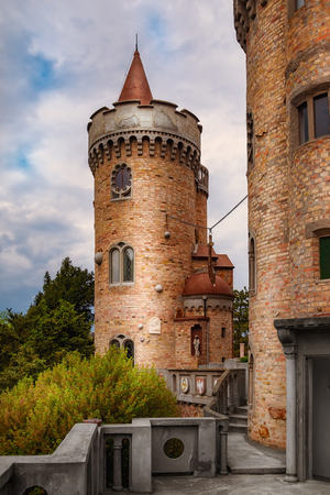 Fragment of the Castle in Szekesfehervar, Hungaryのeditorial素材