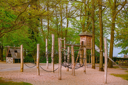 Playground in the park, Lisse, the Netherlands