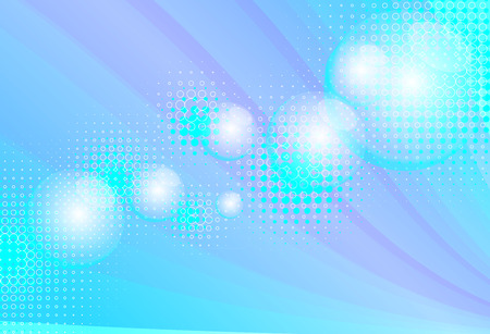 Abstract Vector Illustration Blue Bubbleのイラスト素材