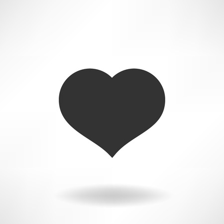 Vector Heart Simply Icon signのイラスト素材