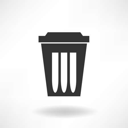 Trash Can Icon Simply Illustrationのイラスト素材