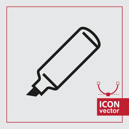 Marker Simple Icon Vector Illustrationのイラスト素材