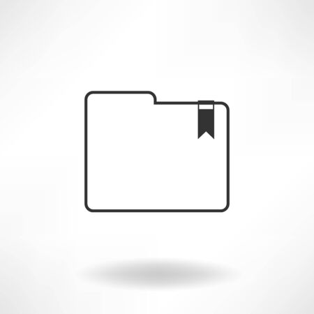 Folder Simple iconのイラスト素材