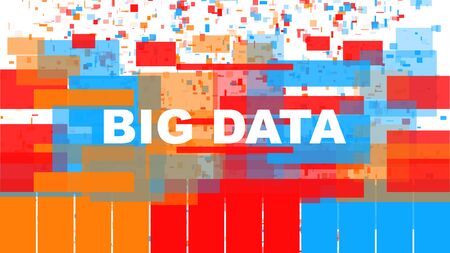 Big Data Concept Vector Illustrationのイラスト素材