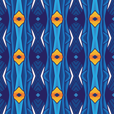 Vector geometry abstract seamless pattern background