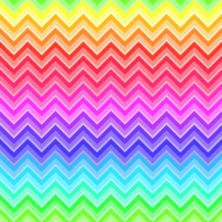 Chevron rainbow colored seamless patternのイラスト素材