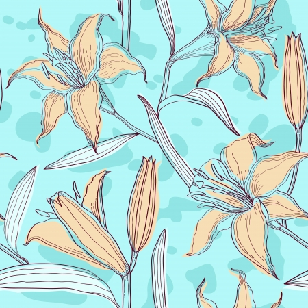 flower patternのイラスト素材