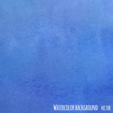 Vector watercolor blue background.のイラスト素材