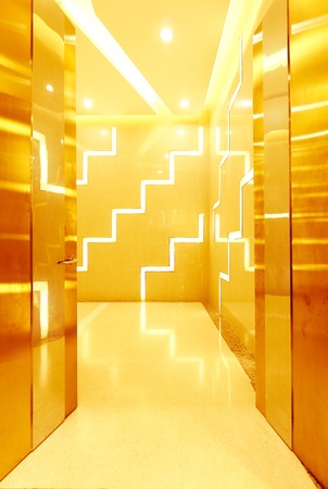 Modern roof inside office centerのeditorial素材