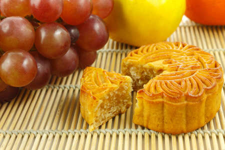 Chinese moon cakeの写真素材
