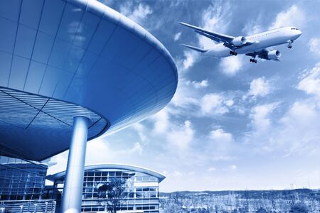 Shanghai airport buildingsのeditorial素材