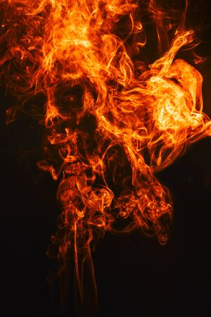 Fiery smokeの写真素材