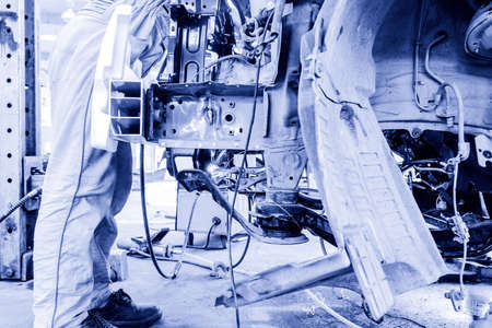 Auto repair factoryの写真素材