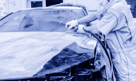 Auto manual polishingのeditorial素材