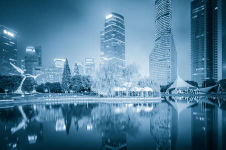 High-rises in Shanghaiの写真素材