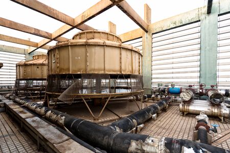 Details of a machine, old and used.のeditorial素材