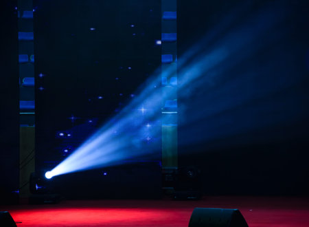 Stage Spotlight with Laser rays