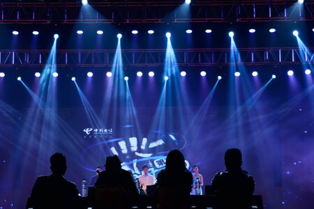 Crowd at concertのeditorial素材