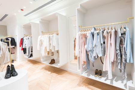 Indoor shopping mallの写真素材