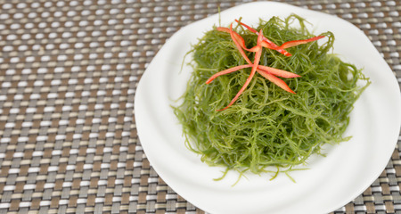Seaweed dishの写真素材