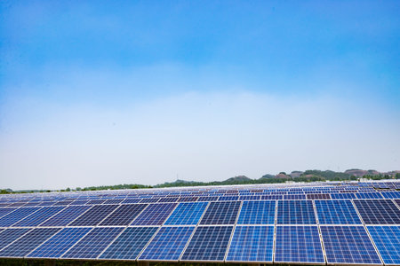 Solar panels, new energy sources in China