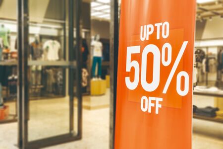 Sale, discount signboardの写真素材