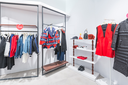 Clothing store clothesの写真素材