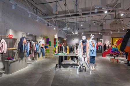 Clothing store clothesの写真素材